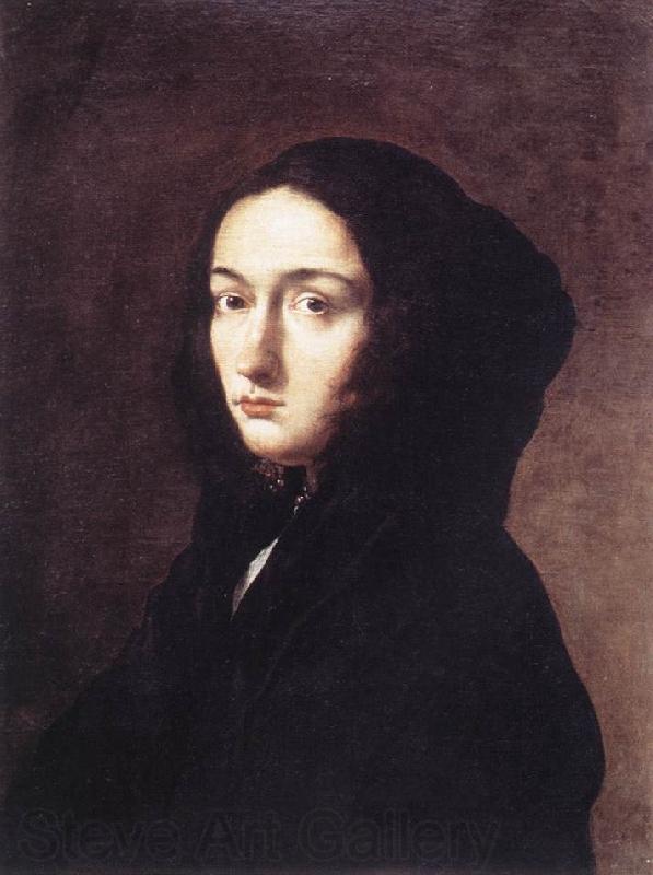 ROSA, Salvator Portrait of the Artist's Wife Lucrezia af Spain oil painting art